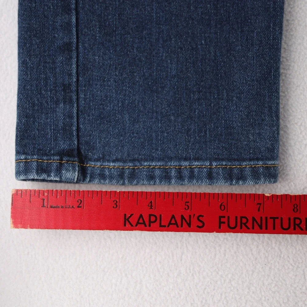 Levis 505 Regular‎ Fit Straight Leg Jeans Mens 32x30 Dark Wash Blue Denim Exc